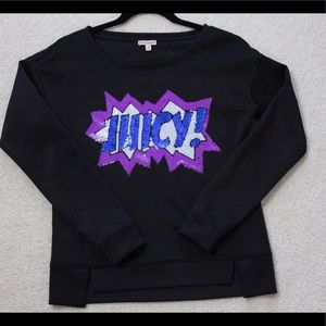 Black “Juicy” Juicy Couture sweatshirt.